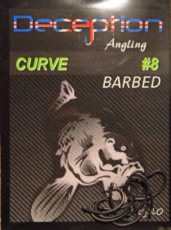 Deception Angling Curve Haken mit und ohne Widerhaken
