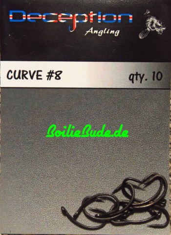Deception Angling Curve Haken mit und ohne Widerhaken