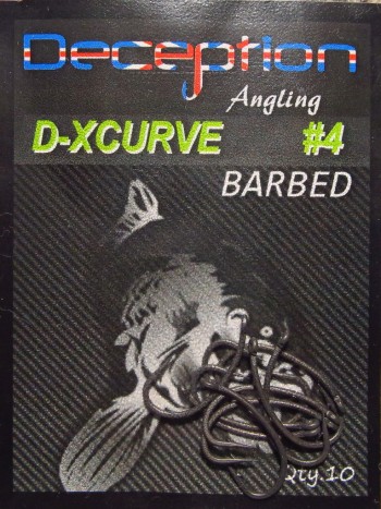Deception Angling D-XCurve Haken mit und ohne Widerhaken