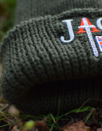 JAG Products Double Layered Chunky Knit Beanie Black