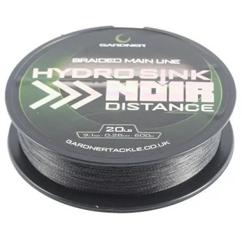 Gardner Tackle Hydro-Sink Noir Distance Braided Mainline 20lb