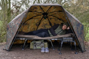 Korum Fishing Supa Lite Overnight Brolly Shelter