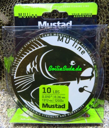 Mustad MUline Carpline, Karpfenschnur