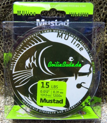 Mustad MUline Carpline, Karpfenschnur