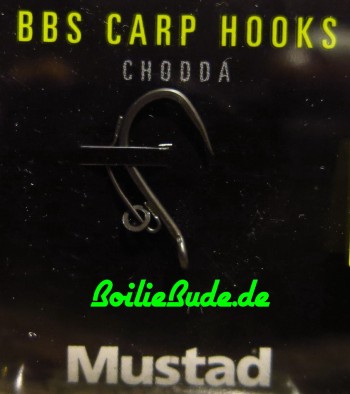 Mustad BBS Chodda Barbless Größe 8, ohne Widerhaken