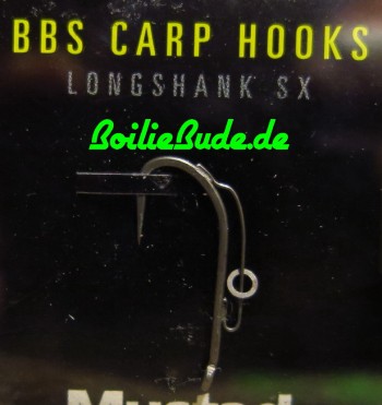 Mustad BBS Longshank Barbless Größe 4, ohne Widerhaken