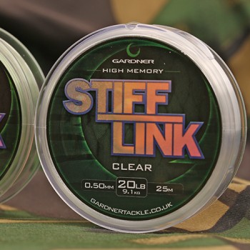 Gardner Tackle Stiff Link Clear / 15lbs