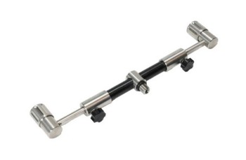 SummitTackle Adjustable 2 Rod Buzz Bars Black Edititon 6 Inch (Front)