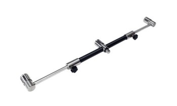 SummitTackle Adjustable 3 Rod Buzz Bars Black Edititon 10 Inch (Front)