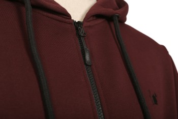 Thinking Anglers Plum Zip Hoody Gr. XL