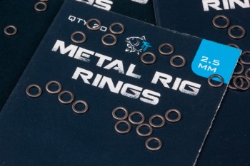 Nash Tackle Metal Rig Rings Medium 2,5mm, rund