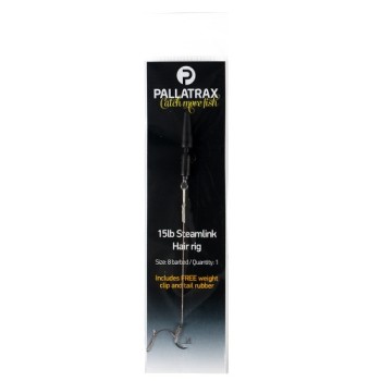 Pallatrax Hair Rigs, Fertig-Rigs aus Steamlink/Snaglink mit und ohne Widerhaken