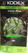 KODEX Short Chod Rigs, Größe 3, 20lb Stärke KODEX Short Chod Rigs, Größe 3, 20lb Stärke