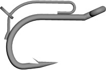 Mustad BBS Chodda Barbed Größe 10, mit Widerhaken Mustad BBS Chodda Barbed Größe 10, mit Widerhaken