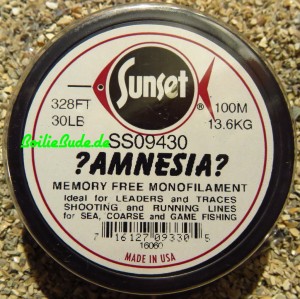 Amnesia Clear 30LB, 100m,  Leader, Schlagschnur
