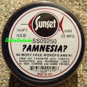 Amnesia Clear 50LB, 50m,  Leader, Schlagschnur