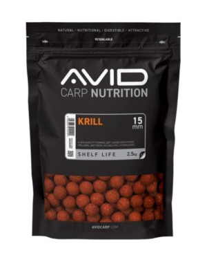 Avid Carp Krill Shelf Life Boilies New 15mm / 2,5kg