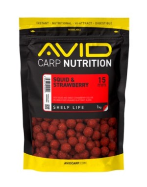 Avid Carp Squid & Strawberry Boilies
