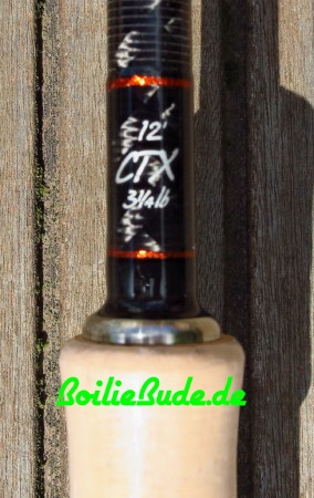 Free Spirit Fishing CTX Karpfenrute in 12ft Vollkork, 3.25lb mit 40mm Startring