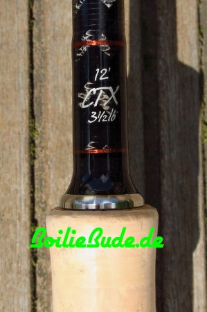 Free Spirit Fishing CTX Karpfenrute in 12ft Vollkork, 3.5lb mit 50mm Startring