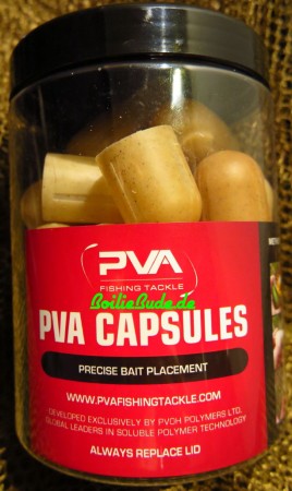 PVA Fishing Tackle Capsules Chilli, 20 Stück