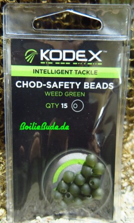 Kodex 30PLUS Chod Safety Beads Weed Green