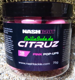 Nashbait Citruz Pink Pop Up´s 18mm, 75gr