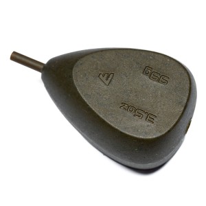 Evolve Tackle Flat Pear In-Line Weight 3,5 Oz