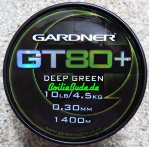 Gardner Tackle GT80+ 10lb (4,5kg) , 0,30mm