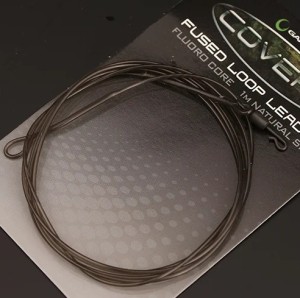 Gardner Tackle Covert Fused Loop Leaders Natural Silt
