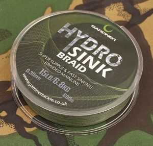 Gardner Tackle Hydro-Sink Braid 15lb 600m