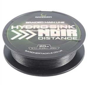 Gardner Tackle Hydro-Sink Noir Distance Braided Mainline 20lb