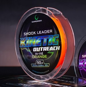 Gardner Tackle Kinetic Outreach Shock Leader Orange