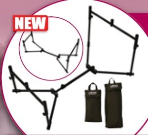 Gardner Tackle Black Shadow Compact Rod Pod 2-Rod