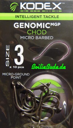 KODEX Genomic MGP Chod Hooks Hakengröße 3