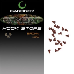 Gardner Tackle Covert Hook Stop Beads Brown