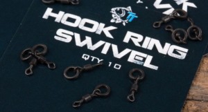 Nash Tackle Hook Ring Swivel, 10 Stück