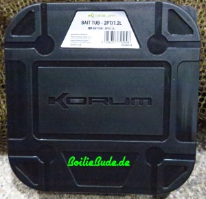 Korum Fishing Bait Tub 2 Pint/1.2 Liter
