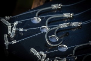 Korum 4-Inch Big Fish Hair Rigs with Quickstops Barbed Hakengröße 10