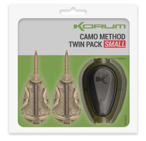 Korum Fishing Camo Method Feeder Twin Pack Small