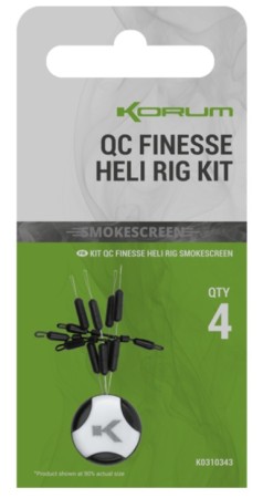 Korum Fishing Smokescreen QC Finesse Heli Rig Kit