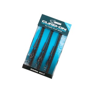 Nash Tackle Cling-On Leadcore Lead Clip Leader Dark Silt