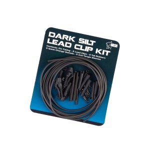Nash Tackle Dark Silt Lead Clip Kit