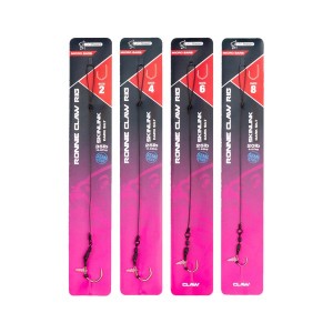 Nash Tackle Ronnie Claw Rig Barbed Hakengröße 8