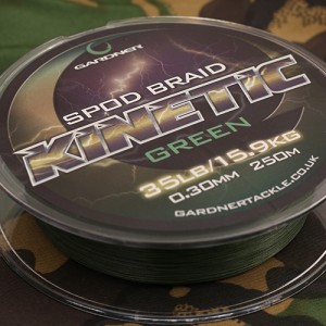 Gardner Tackle Kinetic Spod Braid 35lb , 0,30mm