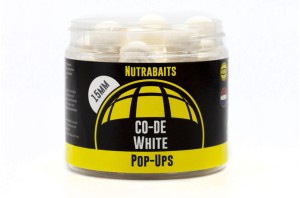 Nutrabaits CO-DE Pop Up´s White 15mm