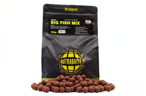Nutrabaits Big Fish Mix Salmon, Caviar & Black Pepper Boilies 15mm
