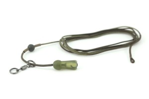 Thinking Anglers Leadcore 45lb Olive Camo Ready Leader Helicopter (3)
