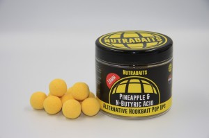 Nutrabaits Pineapple & N-Butyric Alternativ Pop Up´s 18mm