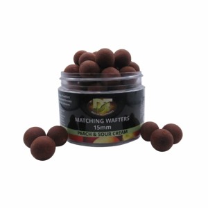 DT Baits Pukka Fish Peach & Sour Cream Matching Wafters 15mm